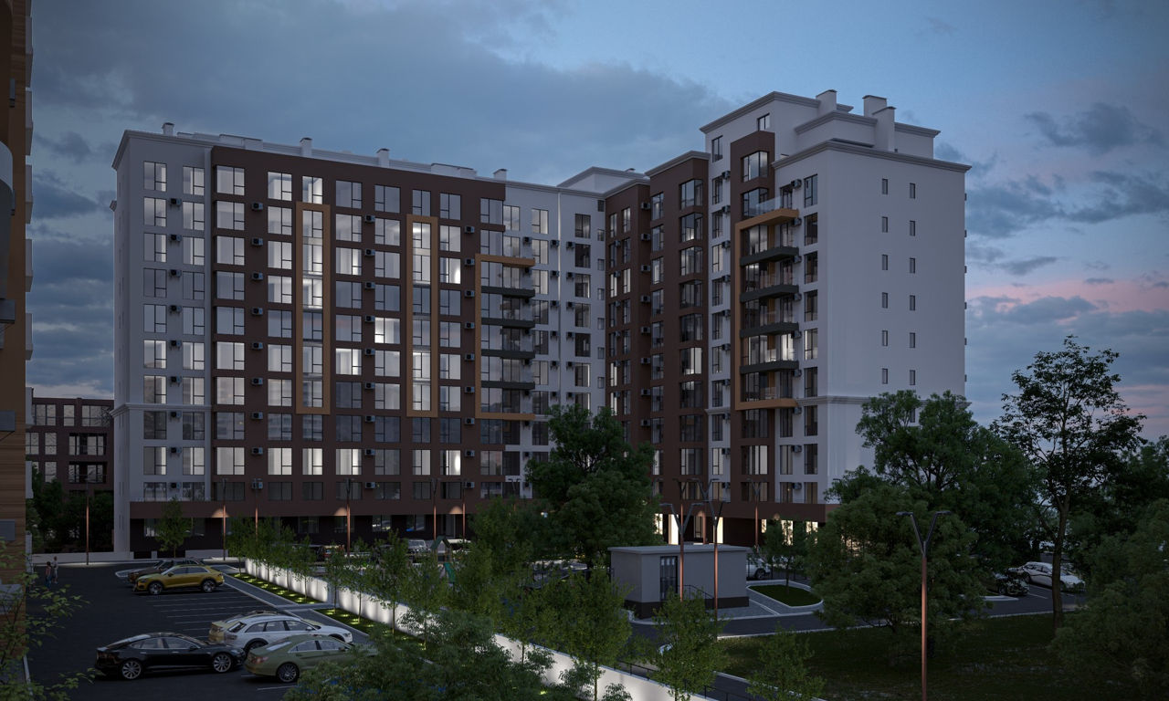 Apartament cu 2 camere (Nr. 301) în complexul Horus City – tehnologie, liniște și confort absolut în inima Chișinăului